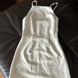 French Connection White Square Neck Mini Dress Women Size 2